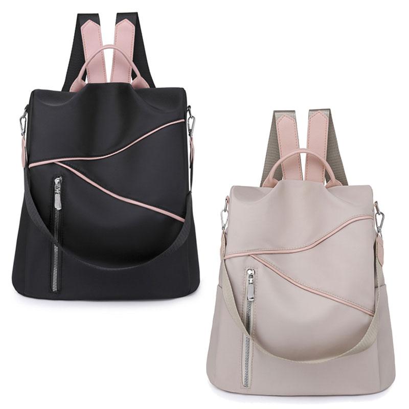 Женский водонепроницаемый рюкзак с защитой от кражи из ткани Оксфорд — фото 4