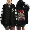 Japonské anime Berserk Mikina s kapucí Pánská Dámská Y2k Mikiny na zip Vintage Manga Mikina Harajuku Unisex Streetwear Oversized Bunda na zip