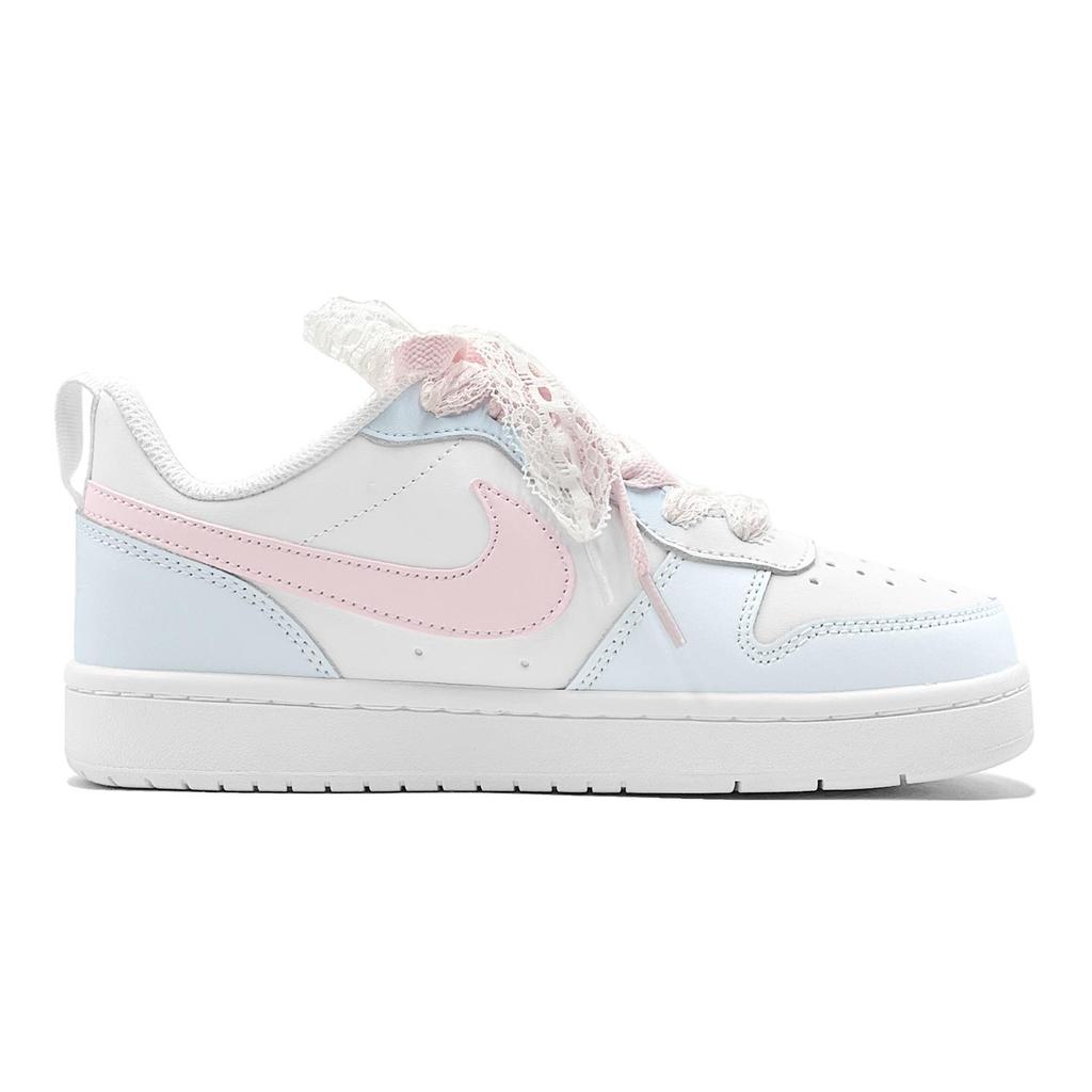 Nike Court Borough Couple's, Icing Sugar Sweet Dream, Heart Cloud, Lace Shoelace, Dreamy, Girlish Low top BQ5448-100(TeamS2-S-BOX)