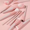 Soft Bristle Makeup Brush Set: Powder, Eyeshadow, and Blush Brushes