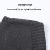 SNOWFLYING Women's Seamless 100% Wool Knit Sweater Vest
