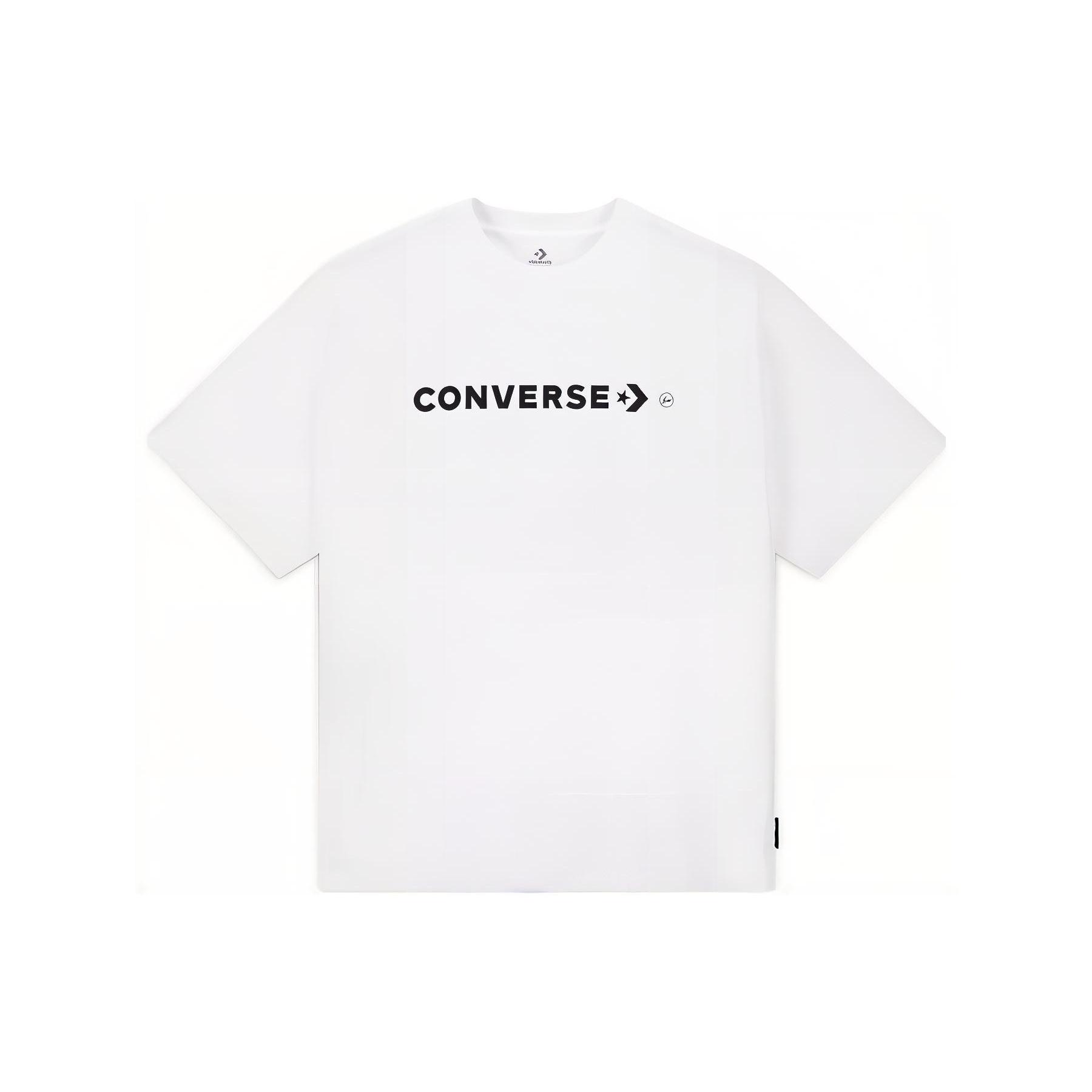Converse x Fragment FRGMT Logo T-Shirt Asia Sizing White Men s 10025970-A01 XXL