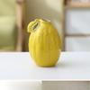 Ceramic Simulation Lemon-shaped Flower Arrangement Simple Internet Celebrity Flower Arrangement Vase Living Room Office Ornament