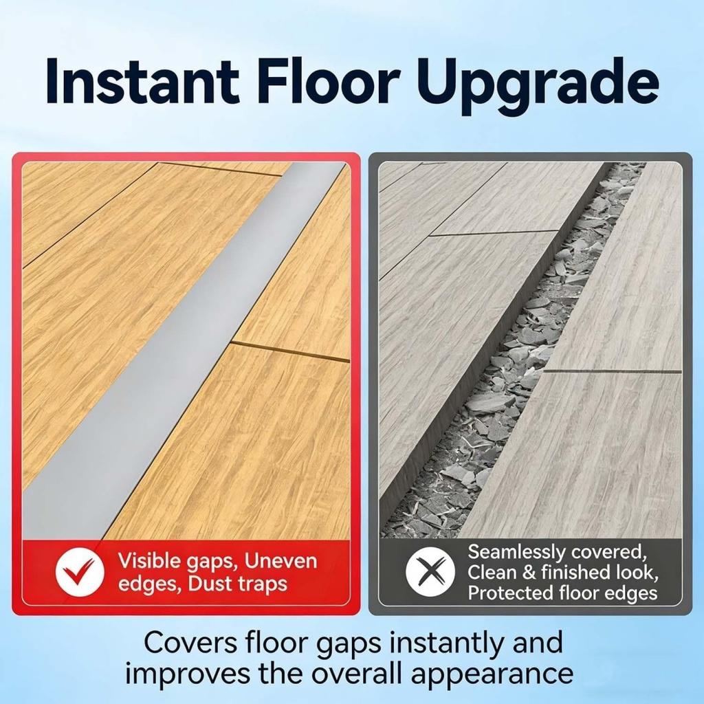 1pc Self Adhesive Floor Transition Strip T Molding for Wood Tile Doorways Easy Install Gap Cover PVC Threshold Strip