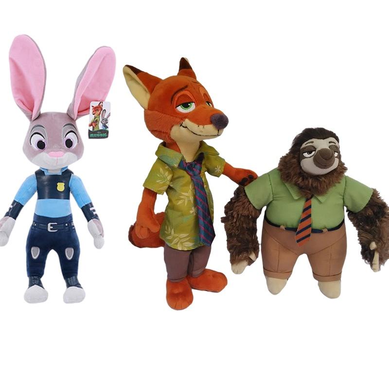 Adorable Crazy Animal City Cartoon Plush Toy Bunny Judy Fox Stuffed Animal Doll Pillow