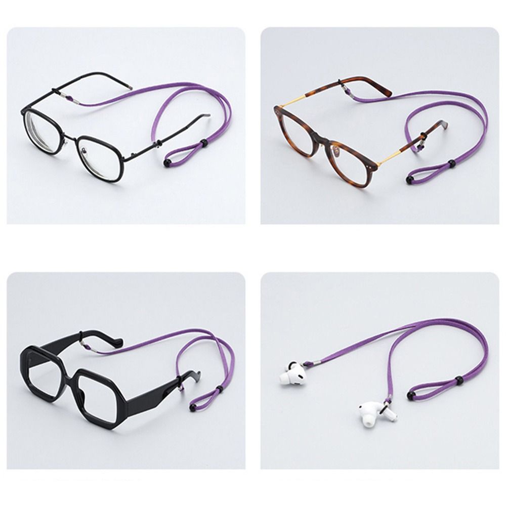 1PC Eyewear Retainer Eyeglasses Holder Strap Cord Durable High Elasticity Adjustable Glasses Cord Suede Fabric