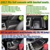 TACOBRO Full Coverage Center Console Organizer Compatible With 2014-2018 GMC Sierra 1500 /Chevy Silverado 1500 Accessories 2015- Yukon XL/Tahoe