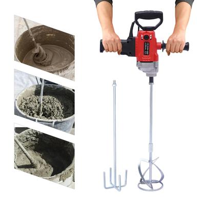 2400W Motor Concrete Slurry Mixer Drill Set with Spade Handle Electric Corded Mixing Drill