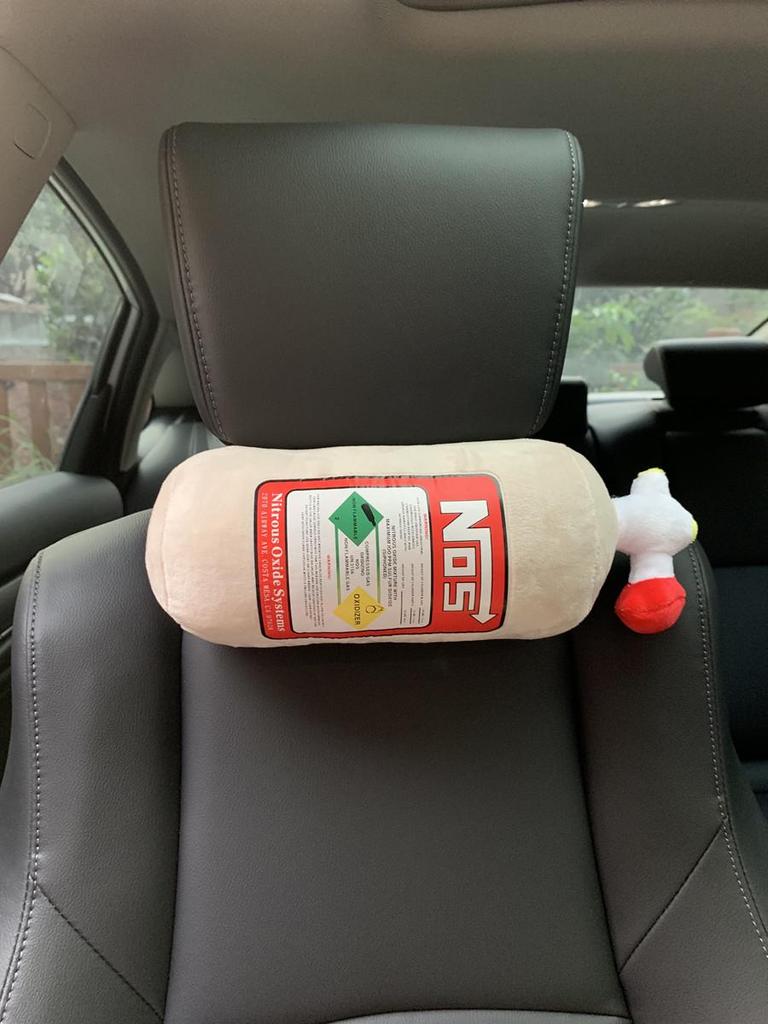 Nitrogen Bottle Car Neck and Waist Headrest Pillow