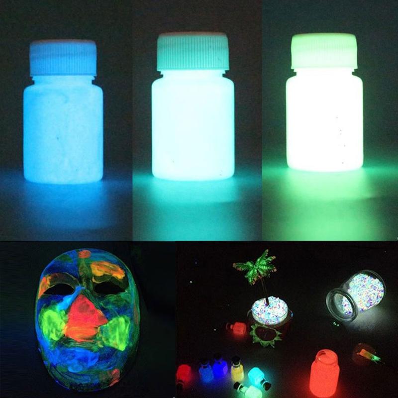 Epoxy Resin Colour Pigment Dyes for DIY Luminous Pigment Powder Glow in The Dark Liquid Colorant for UV Resin Jewelry