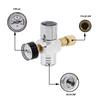 CO2 Mini Gas Regulator CO2 Charger 0-60 PSI Keg Charger Beer Kegerator Portable Mini Barrel Regulator