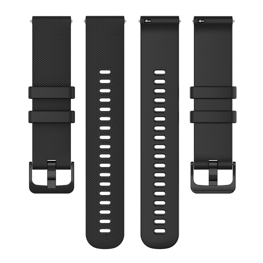 18mm Watch Band for Garmin Vivomove 3S/GarminMove 3S/Vivoactive 4S 40mm 45mm/GarminActive S Grid Texture Silicone Strap