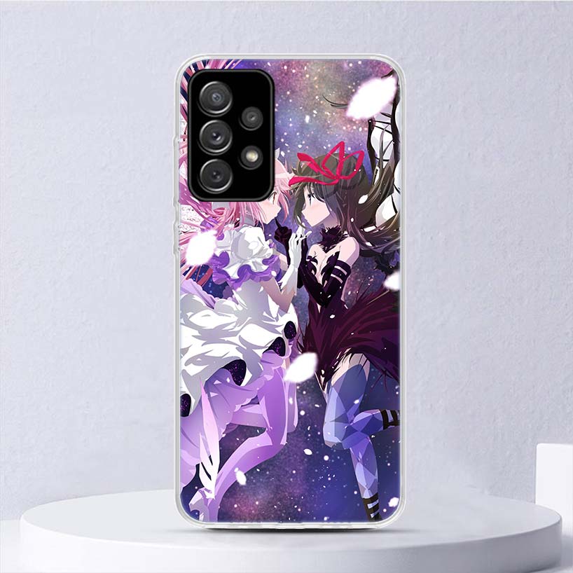 

М який чохол Madoka Magica для Samsung Galaxy A52 A42 A32 A22 A12 A02S Чохол для телефону A50 A51 A70 A71 A41 A31 A21S A40 A30 A20E Samsung A20(A30)