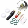 Gas Lens Set TIG Torch Kit Standard Specifications Copper PTFE Materials High-temperature Resistance As Shown In The Picture
