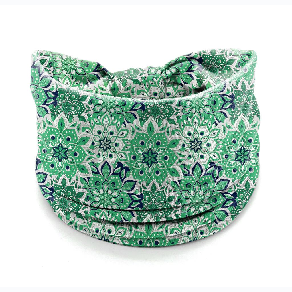 European American Women's Hair Band African Print Pattern Wide Edge Elastic Knot Sports Yoga Headband Women's Headwear Hair