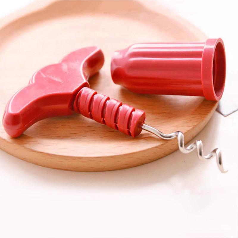 Multi-function Wine Bottle Opener Wine Opener Champagne Wine Plastic Bottle Opener Simple Bottle Opener