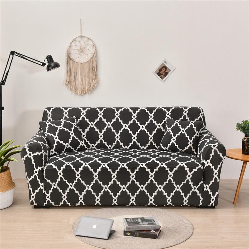 Geometric Printed Sofa Slipcoversastic Sofa Covers For Living Room Non-Slip Couch Cover Funda Sofa S/M/L/Xl 1Pc