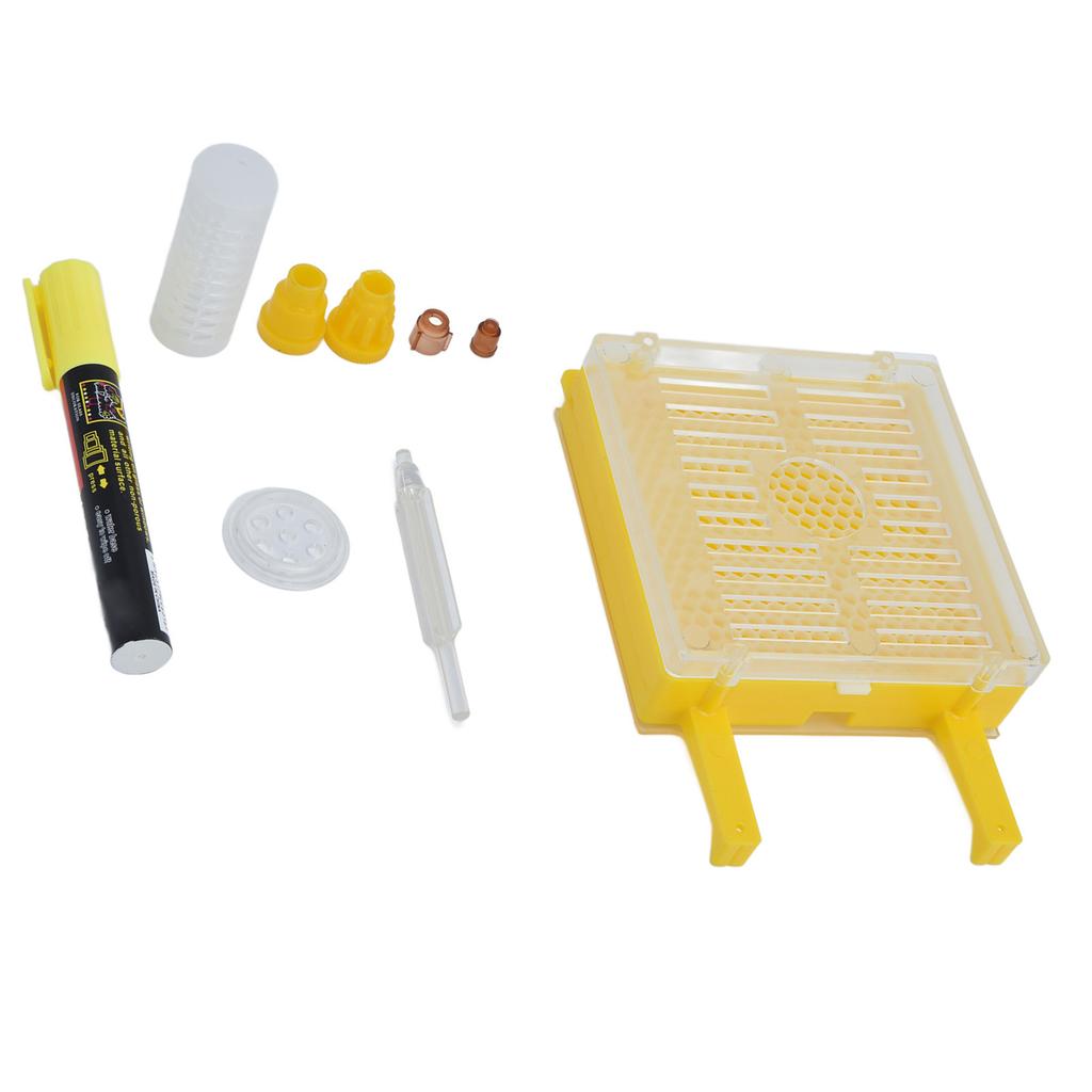 Queen Bee Rearing Grafting Kit Reusable Plastic Bee Cultivating Marking Tool for Beekeeping