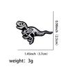 Cool Dinosaur Enamel Pins Women's Brooches Men Lapel Pins Cartoon Badge On Backpack Costume Accessories Animal Jewelry Gifts