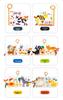 Jollybaby Deluxe Animal Tail Cloth Book - Tear-Resistant, Chewable Educational Toy for Infants