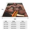 Big Dick Black Guy Meme Barry Wood Blankets Soft Warm Flannel Throw Blanket Bedding for Bed Living room Picnic Travel Home Sofa
