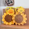 Sunflower Keychain Bag Charms Hanging Ornament for Backpack Bag Decorations Keyring Party Gift Graduation Gifts