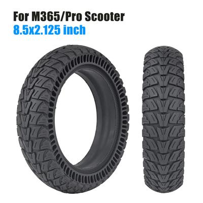 Rubber Solid Tire Replacement 8.5x2.125 Honeycomb Tyre Compatible for Xiaomi M365/Pro Electric