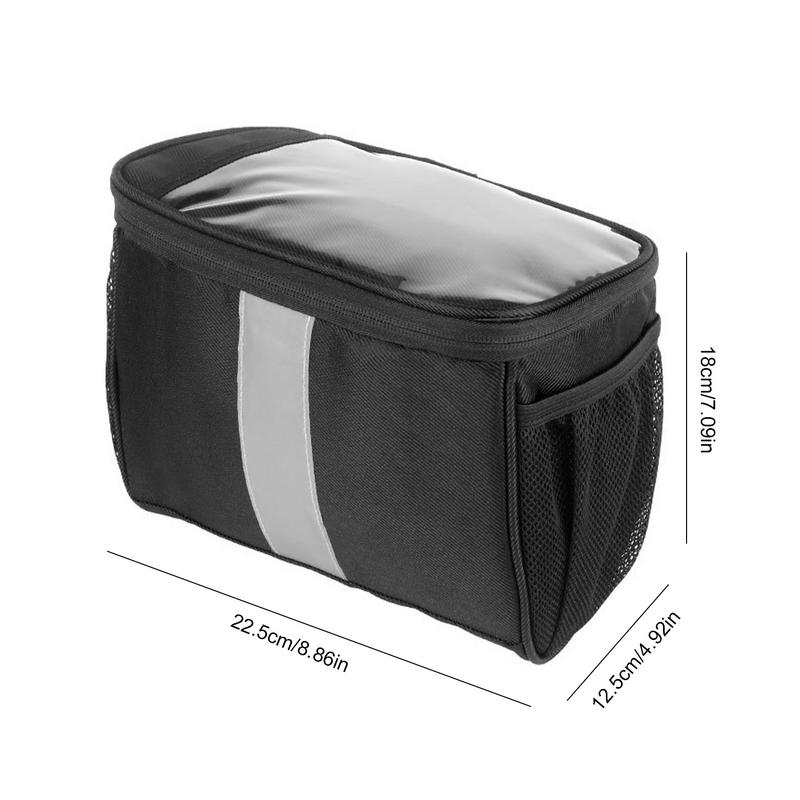 Handlebar Bags For Cycling Large Capacity Waterproof Bike Front Bag Mountain Road Cycling Organizer Storage Pouch Pack For Women