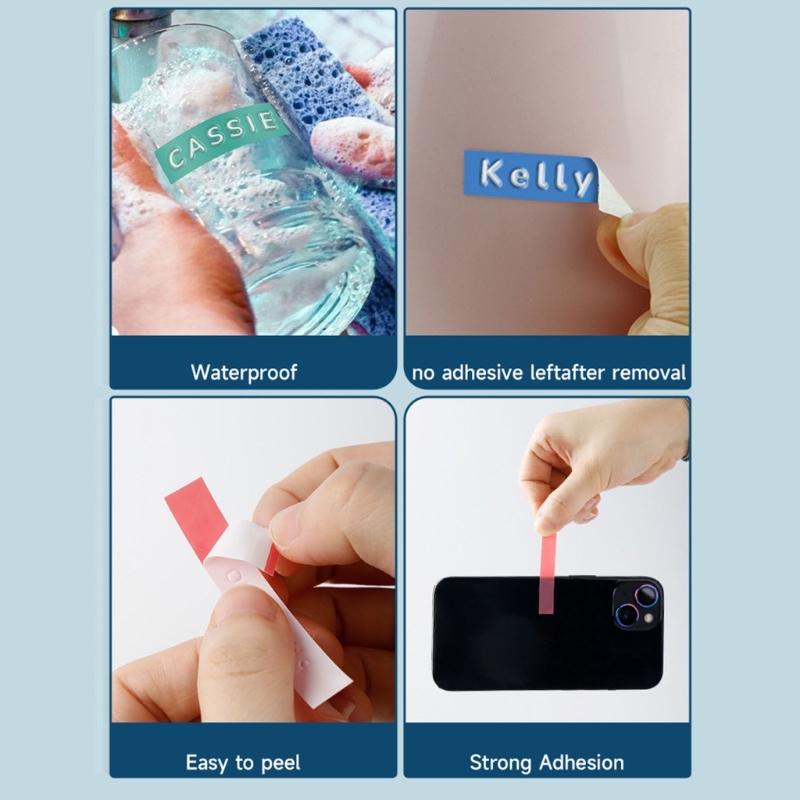 Household Embossing Label Maker Easy To Use Portable E975 Labelling Device for Print Price Date Names