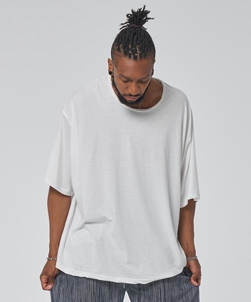 Tener Silket Deck Boxy Tee White F