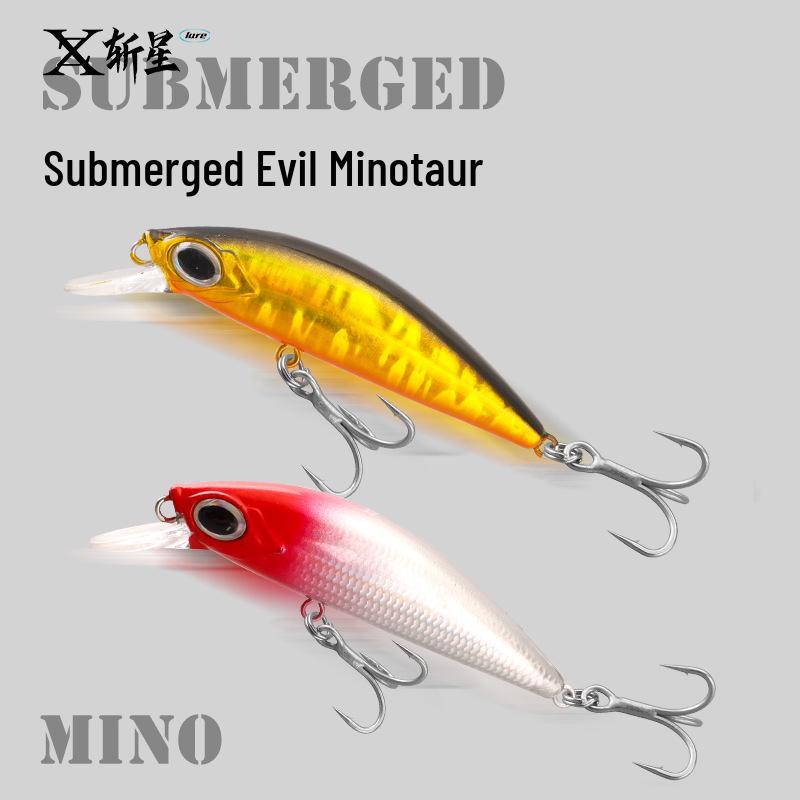 Barracuda Minnow Lure: Slow-Sinking, Long-Cast Wobbler for Accurate Sea Fishing