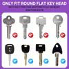 12pcs Colorful Silicone Key Covers | Animal & Heart Designs for Easy Key ID | Home Office Use