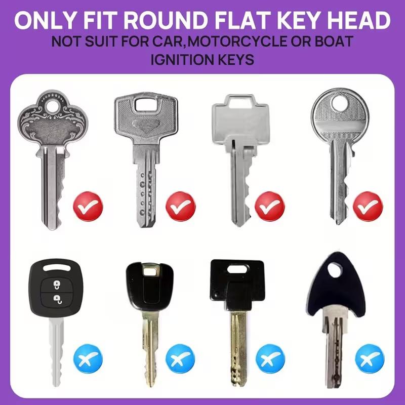 12pcs Colorful Silicone Key Covers | Animal & Heart Designs for Easy Key ID | Home Office Use
