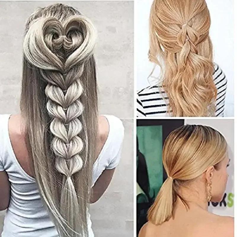 800 Pezzi/Confezione Elastico Corda per Coda di Cavallo Accessori per Capelli per Ragazze Elastico in Gomma per Capelli