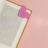 10 Pcs Bible Bookmarks Heart Shaped Page Markers PU Leather Bookmarks Simple Book Markers Creative Bookmarks for Reading