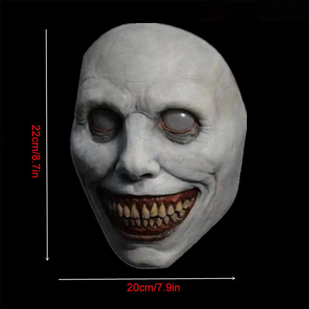 Griezelig Halloweenmasker Voor Afschrikwekkend Effect Gemaakt Van Vinyl Onderdompelen Om Geur Te Verwijderen Masker Halloween