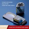 Professional Wireless Microphone System  USB-C Charging Silent Recording Capabilitymodern Design Perfect For Streaming And Calls