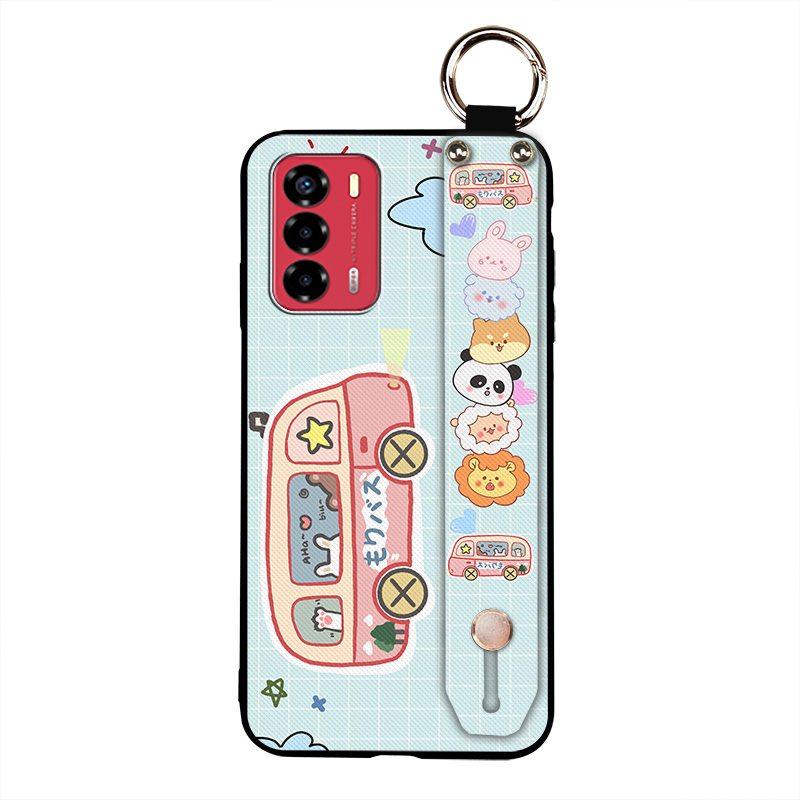 Durable Ring Phone Case For ZTE Blade V40 Vita/A72 Anti-dust Fashion Design Anti-knock Phone Holder Waterproof Wristband