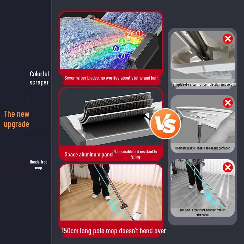 Jiabangshou Hands-Free Flat Mop