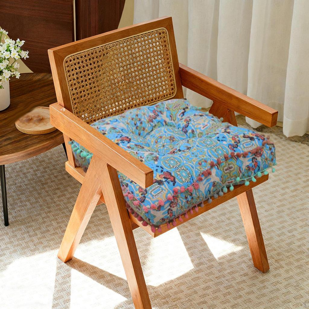 Seat Cushion Floor Pillow Pouf Indoor Chair for Office Bedroom Home Meditation