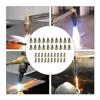 Air Plasma Torch Cutting Nozzle DIY Plasma Cutting 1.1mm Nozzle Head Diameter Embedded Hafnium For P80 Plasma Torch