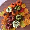 Set of 5 Artificial Pumpkin Miniature Sculpture High Simulation Design Outdoor Indoor Party Decoration Craft Ornaments