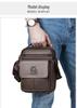 Shilaidun Men's Genuine Cowhide Leather Crossbody Shoulder Bag - 2025 Style
