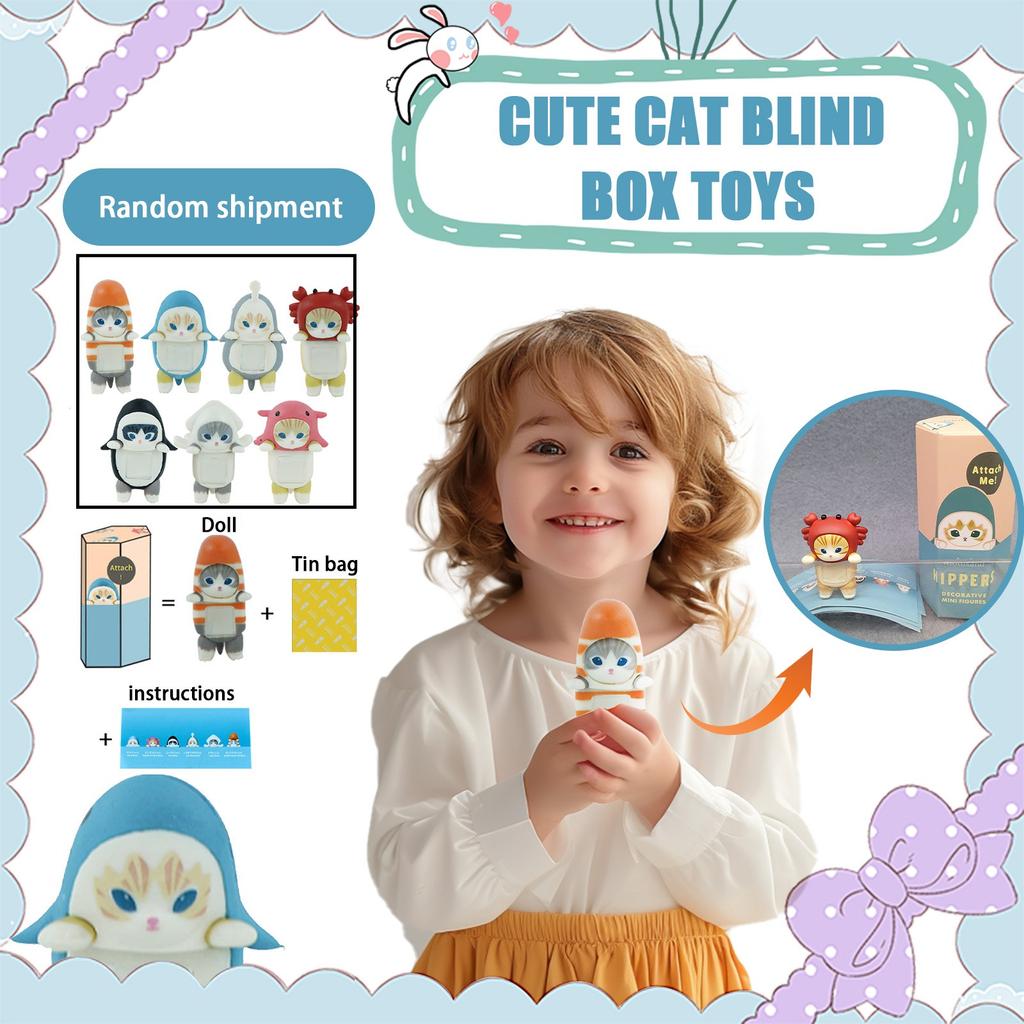 Random Reveal The Mystical Realm Of Winged Wonders: Intriguing Angel Figurines In Surprise Blind Boxes Angel Hippers Dreaming Series Figure