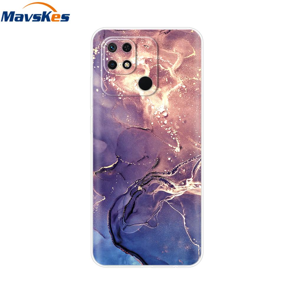 For Redmi 10C Case Clear Heart Flower Soft Silicon Phone Cover For Xiaomi Redmi 10C Coque redmi10C 10 C Fundas Bumper Shockproof