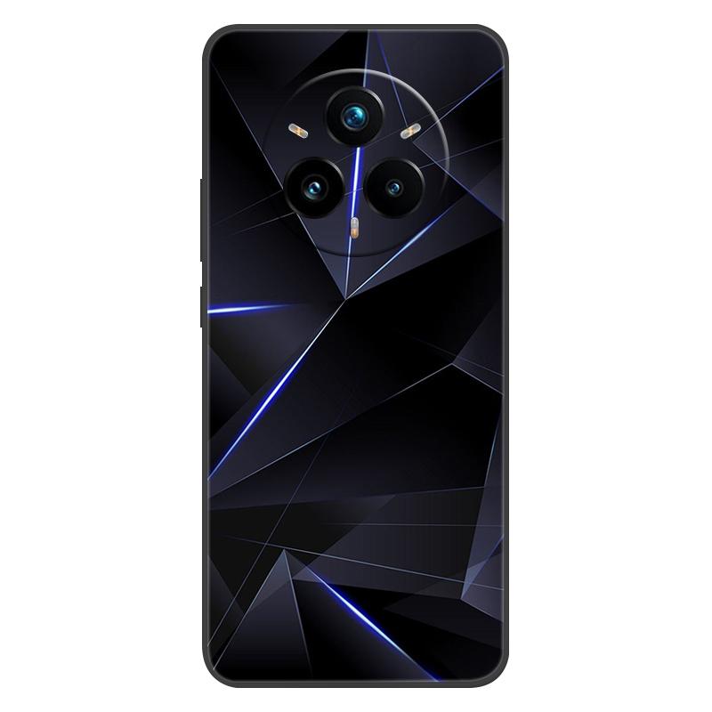 For Realme 14 Pro Plus Case Black Silicone TPU Soft Phone Cover for Realme 14 Pro Plus 14pro+ Protective Back Shells Shockproof
