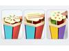 Montessori Wooden Color and Shape Sorting Cup Set for Early Learning and Grip Development 