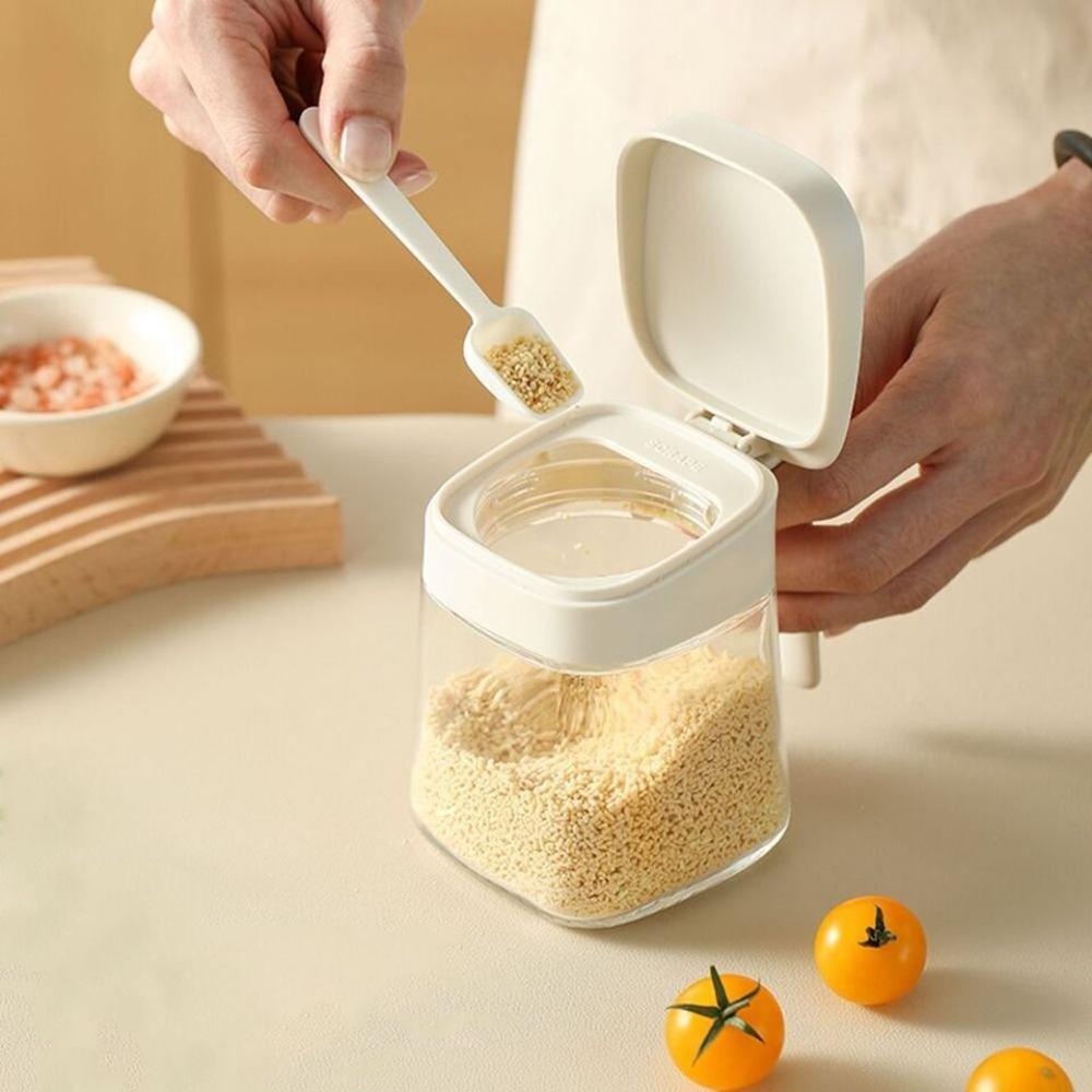 Gewürzdose für den Haushalt, klares Gewürzglas, neues Zuckerglas