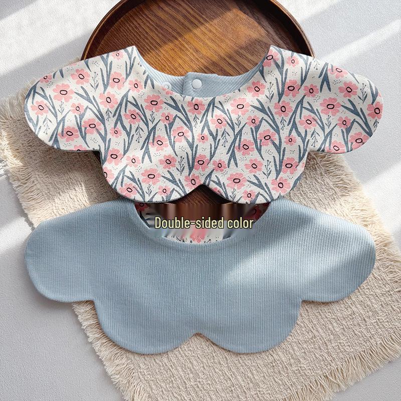 Storyme Double-Sided Korean Baby Drool Bib With Side Label, Suitable for 0-2 Years