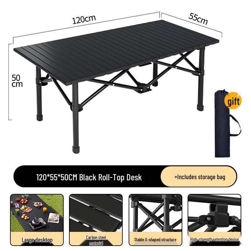 Portable Folding Picnic and Camping Table with Chairs